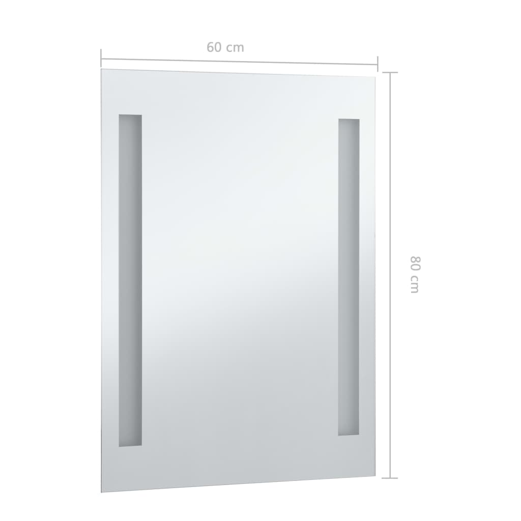 Specchio da Parete a LED per Bagno 60x80 cm cod mxl 67758