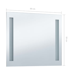 Specchio da Parete a LED per Bagno 60x50 cm cod mxl 67724