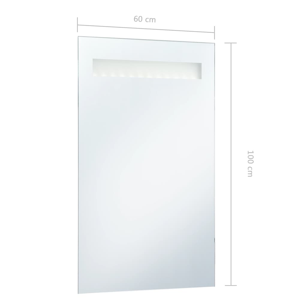 Specchio da Parete a LED per Bagno 60x100 cm cod mxl 67557