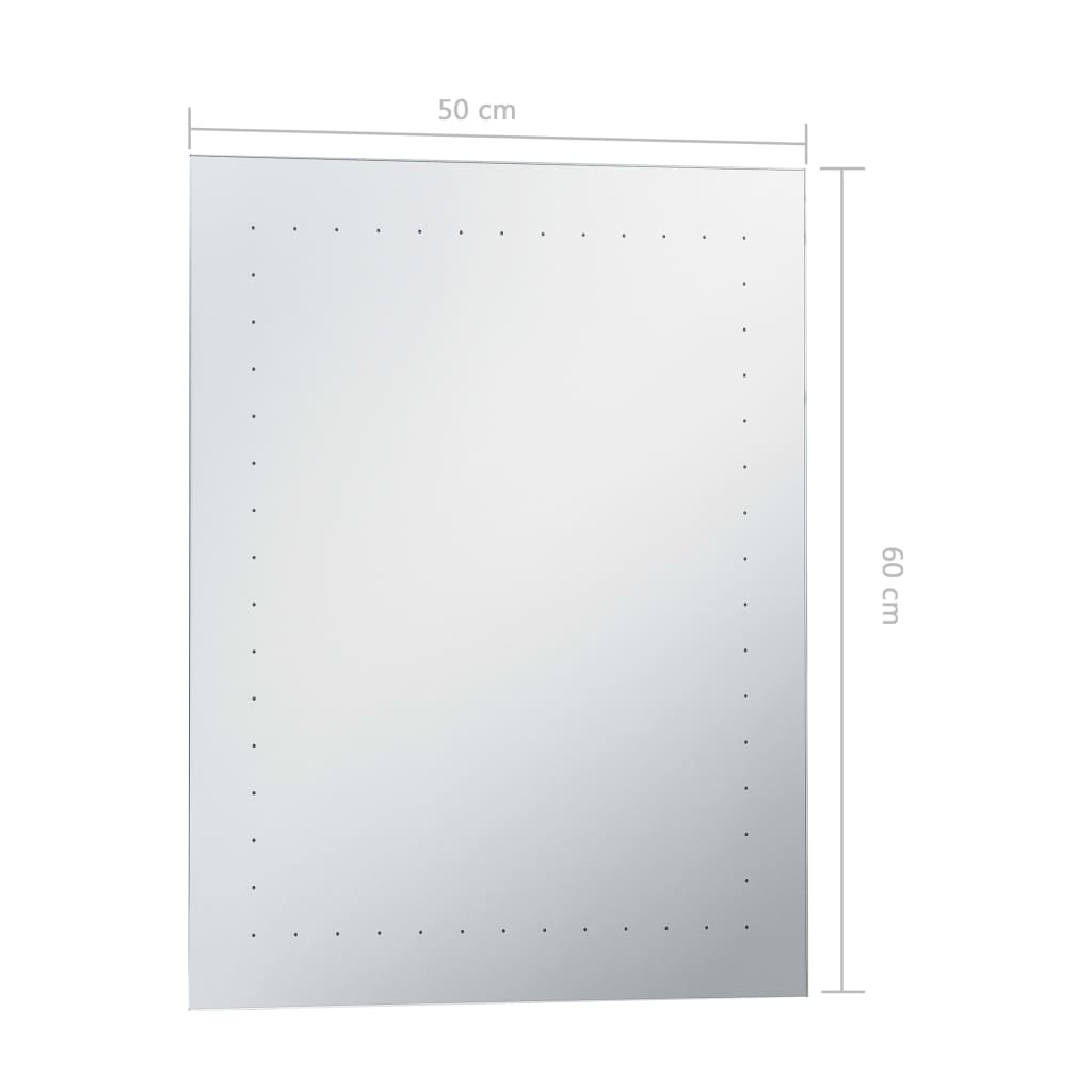 Specchio da Parete a LED per Bagno 50x60 cm cod mxl 67641