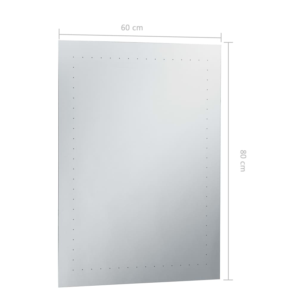 Specchio da Parete a LED per Bagno 60x80 cm cod mxl 67560