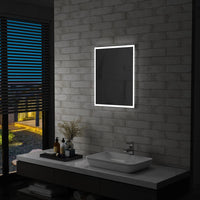 Specchio da Parete a LED per Bagno 50x60 cm 144717