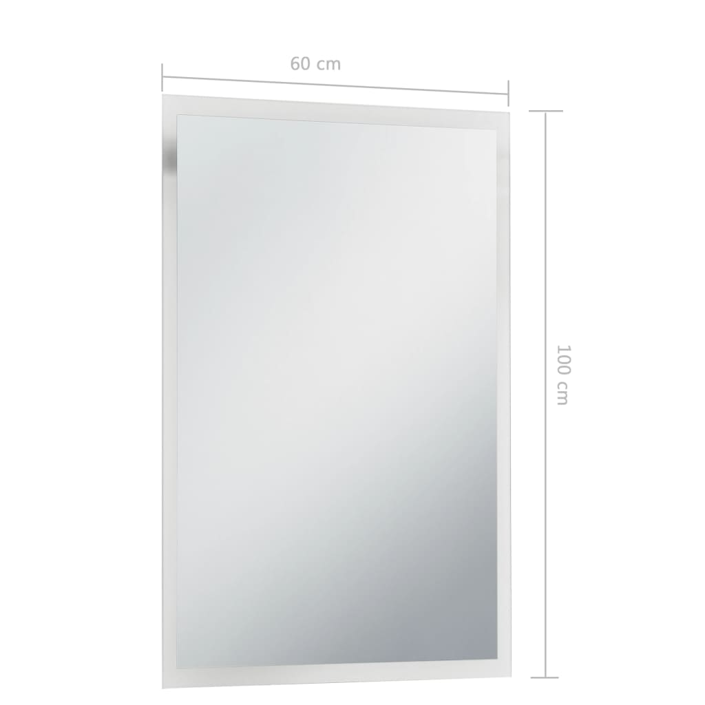 Specchio da Parete a LED per Bagno 60x100 cm cod mxl 67832