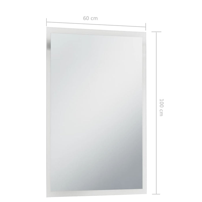 Specchio da Parete a LED per Bagno 60x100 cm cod mxl 67832