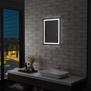 Specchio da Parete a LED per Bagno con Sensore Tattile 50x60cm cod mxl 67712