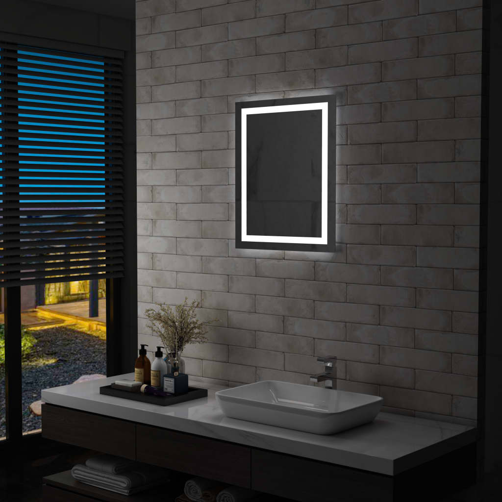 Specchio LED da Bagno con Sensore Tattile 50x60 cm 144729