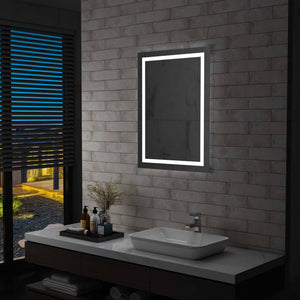 Specchio da Parete a LED per Bagno con Sensore Tattile 60x80cm cod mxl 67860