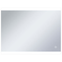 Specchio da Parete a LED per Bagno con Sensore Tattile 80x60cm cod mxl 40954