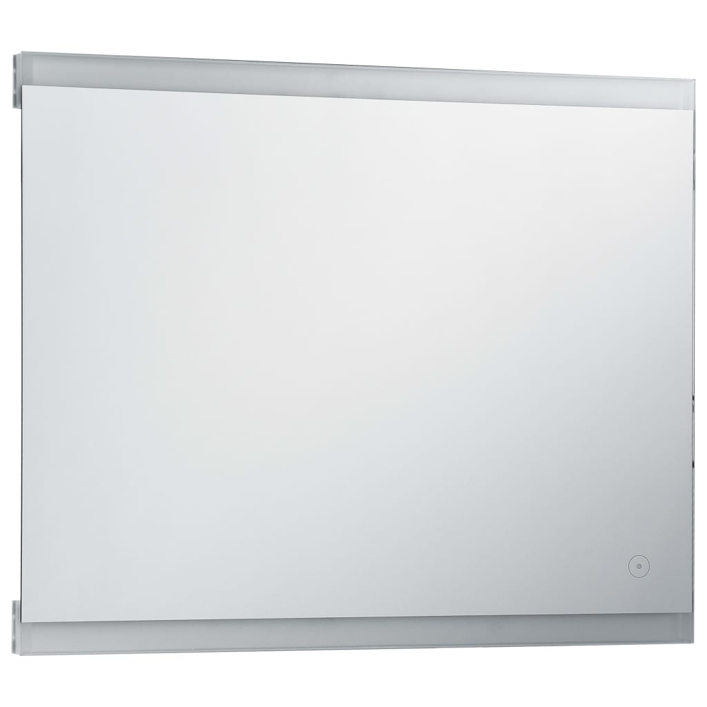 Specchio da Parete a LED per Bagno con Sensore Tattile 80x60cm cod mxl 40954