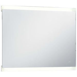 Specchio da Parete a LED per Bagno con Sensore Tattile 80x60cm cod mxl 40954