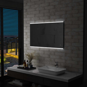 Specchio da Parete a LED per Bagno con Sensore Tattile 100x60cm cod mxl 67693