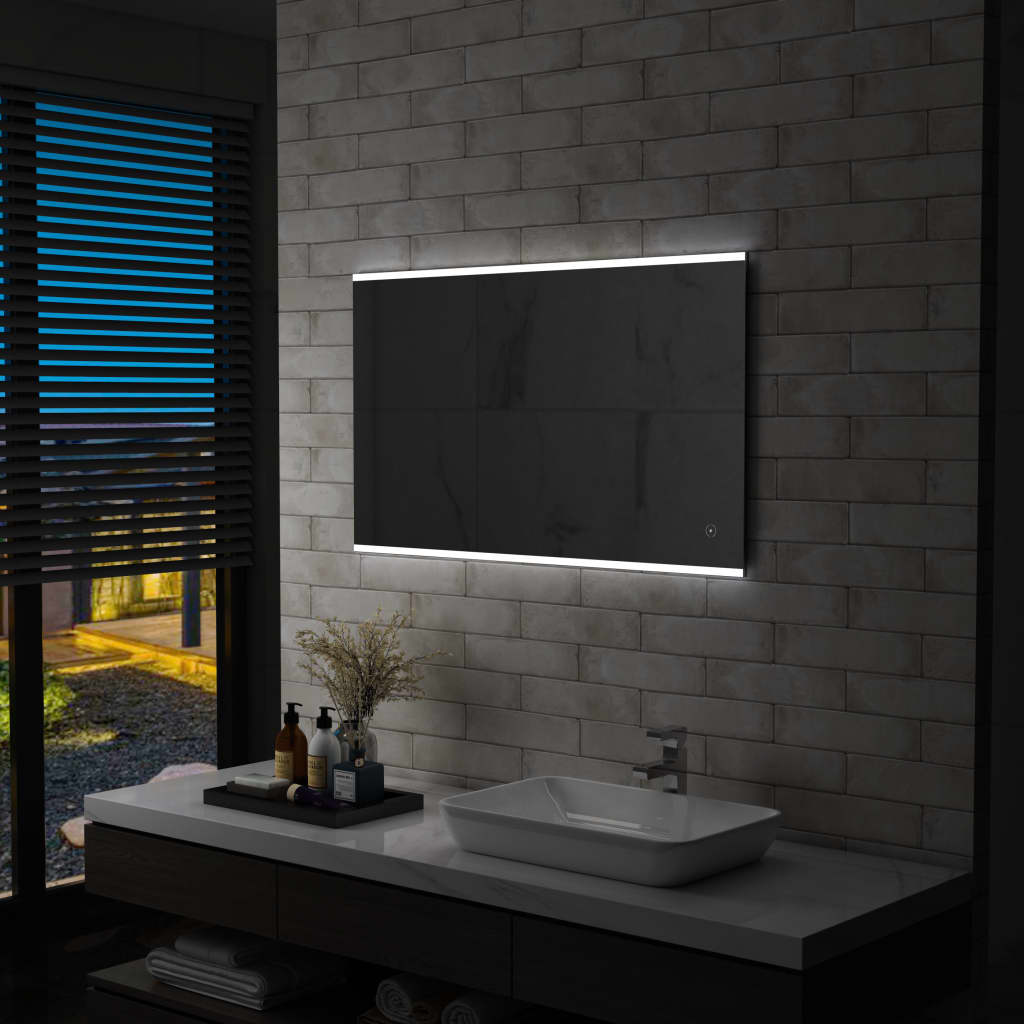 Specchio LED da Bagno con Sensore Tattile 100x60 cm 144734