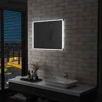 Specchio da Parete a LED per Bagno con Sensore Tattile 80x60cm cod mxl 67778