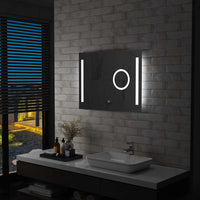 Specchio da Parete a LED per Bagno con Sensore Tattile 80x60cm cod mxl 67592