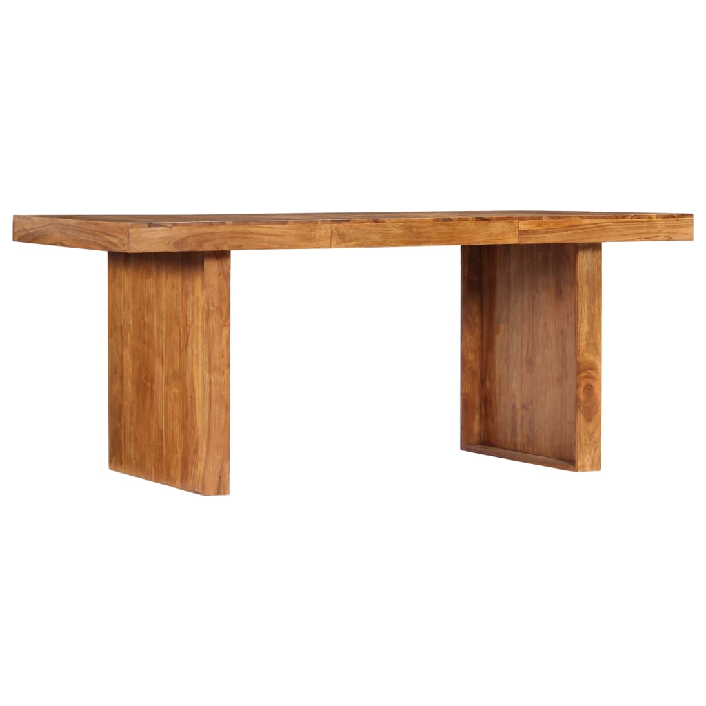 Tavolo da Pranzo 180x90x75 cm in Legno Massello di Acacia 247491