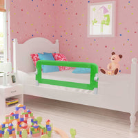 Sponde Letto per la Sicurezza dei Bambini 2 pz Verde 102x42 cm 276083