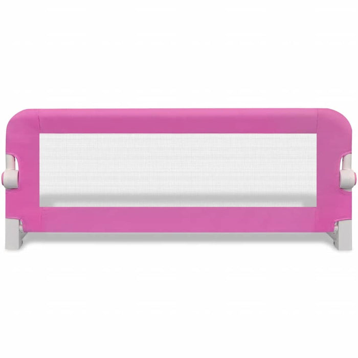 Sponde Letto per la Sicurezza dei Bambini 2 pz Rosa 102x42 cm 276085