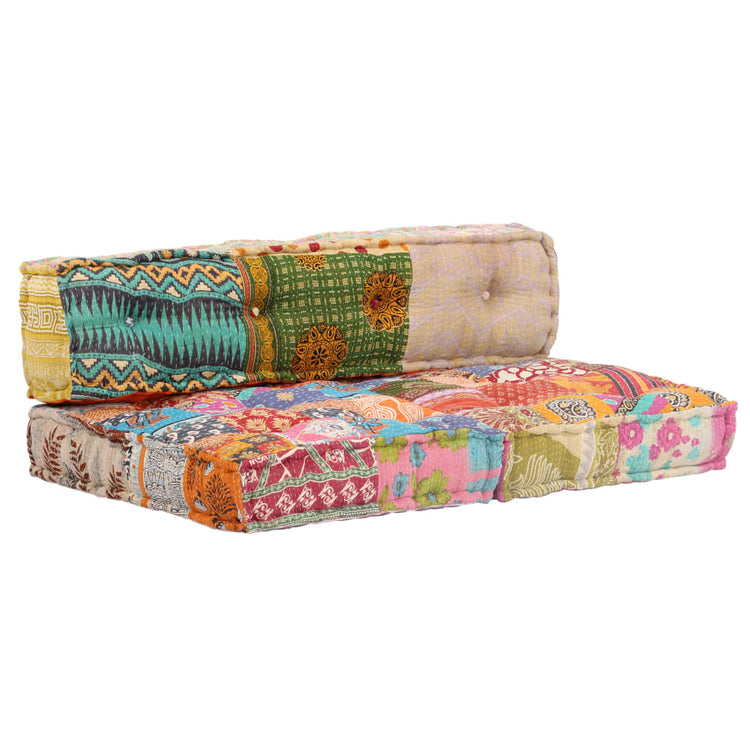 Pouf in Tessuto Patchwork cod mxl 52145