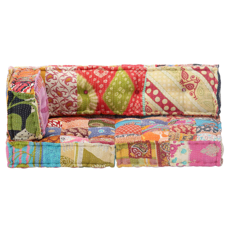 Pouf in Tessuto Patchwork cod mxl 68472