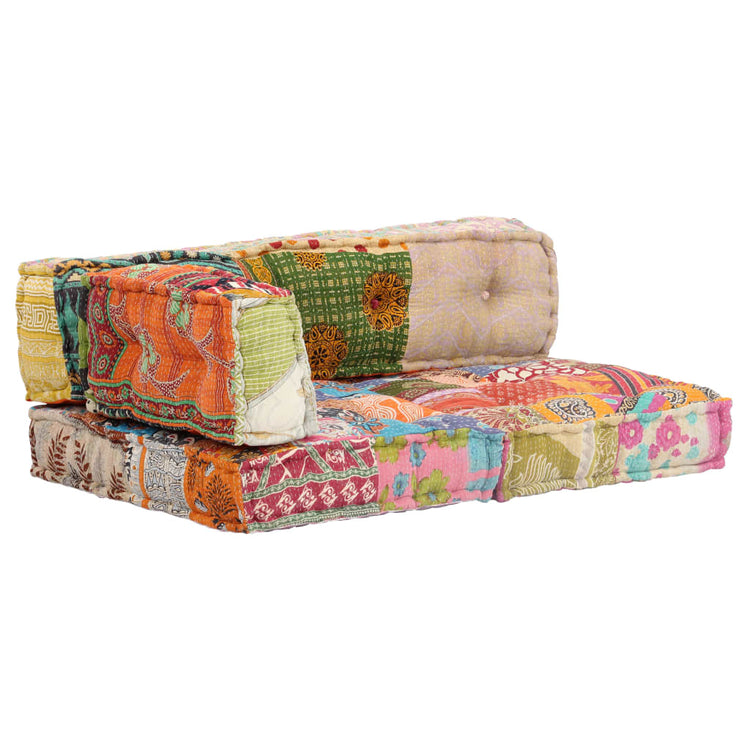 Pouf in Tessuto Patchwork cod mxl 68472