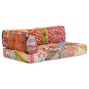 Pouf in Tessuto Patchwork cod mxl 68472