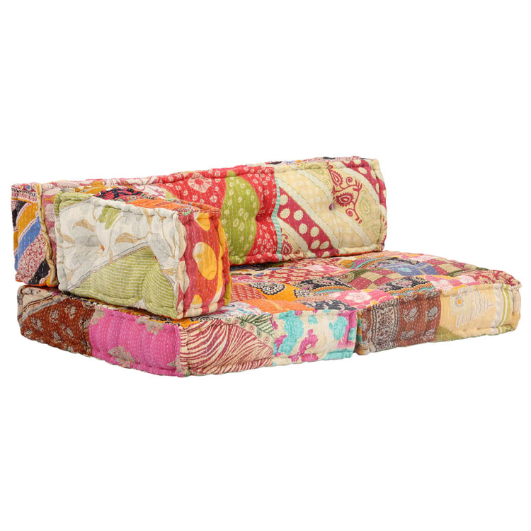 Pouf in Tessuto Patchwork cod mxl 68472