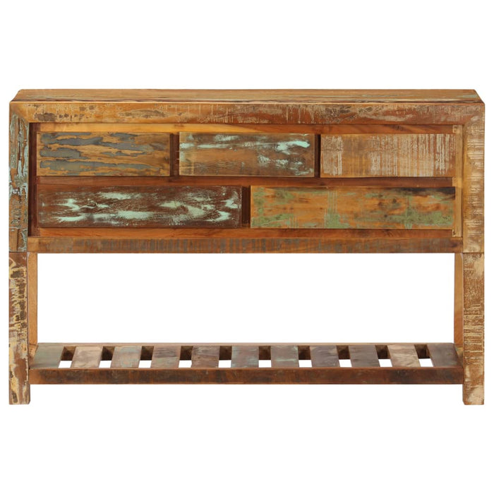 Credenza 120x30x75 cm Legno Massello di Recupero 247478