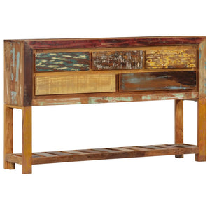 Credenza 120x30x75 cm Legno Massello di Recupero 247478