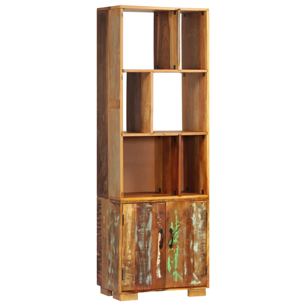 Libreria 60x35x180 cm in Legno Massello di Recupero cod mxl 17279