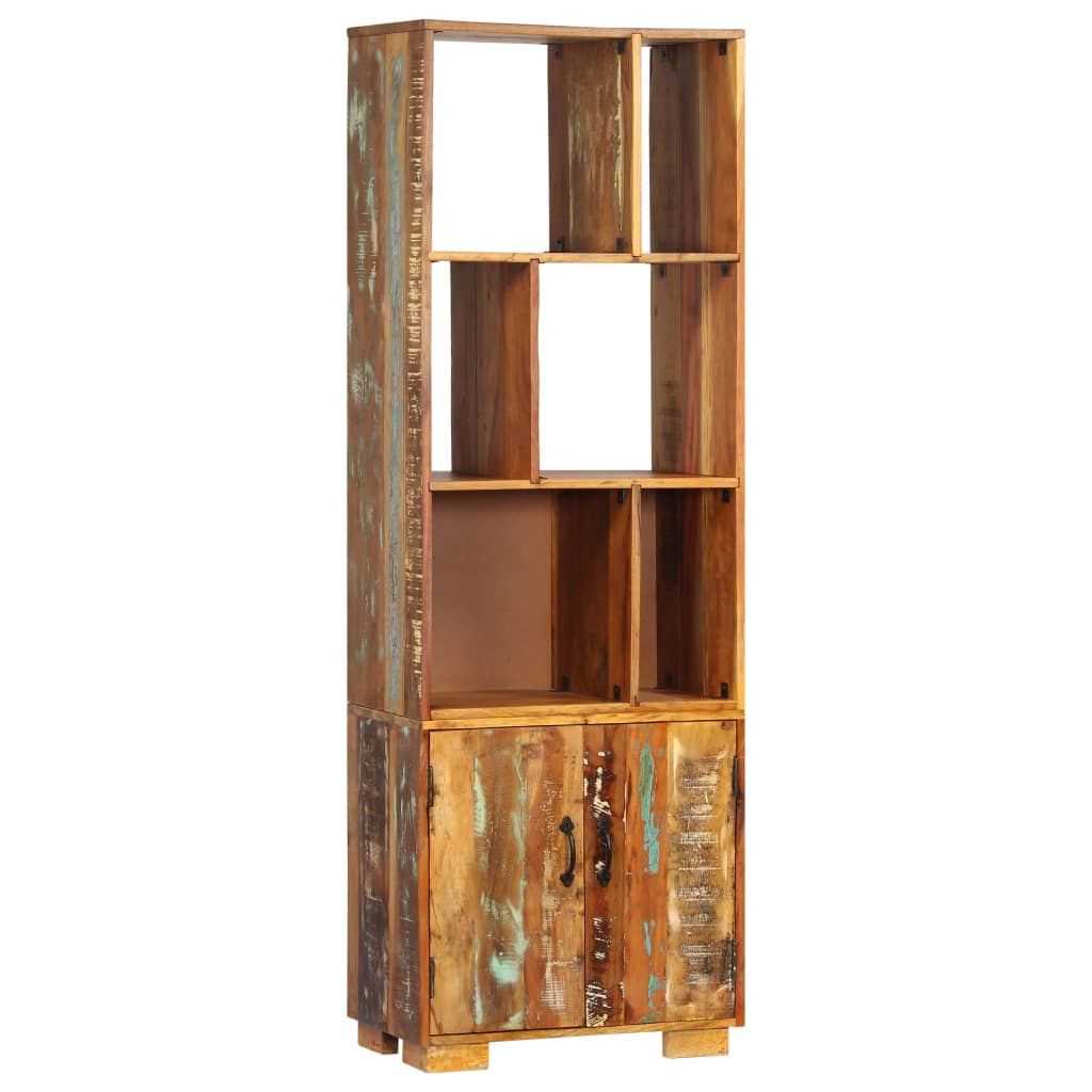 Libreria 60x35x180 cm in Legno Massello di Recupero cod mxl 17279