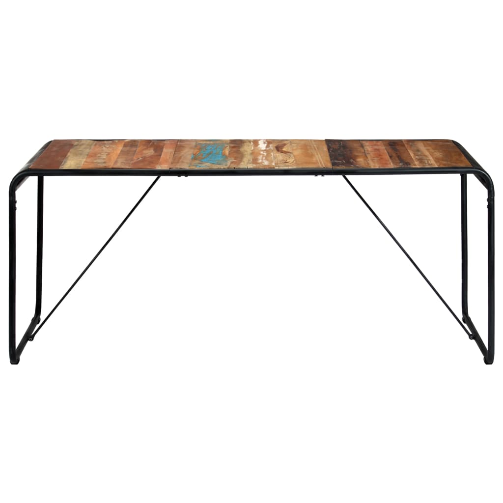 Tavolo da Pranzo 180x90x76 cm in Legno Massello di Recupero cod mxl 26747