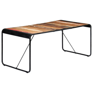 Tavolo da Pranzo 180x90x76 cm in Legno Massello di Recupero cod mxl 26747