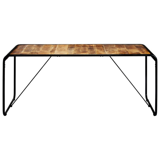 Tavolo da Pranzo 180x90x76 cm Legno Massello di Mango Grezzo  cod mxl 12967