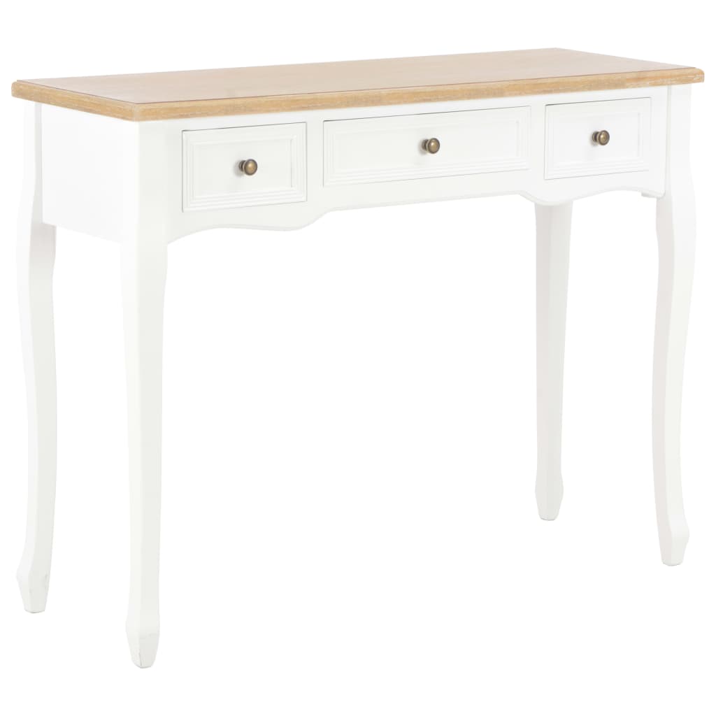 280044 Dressing Console Table with 3 Drawers White cod mxl 67605