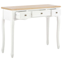 280044 Dressing Console Table with 3 Drawers White cod mxl 67605