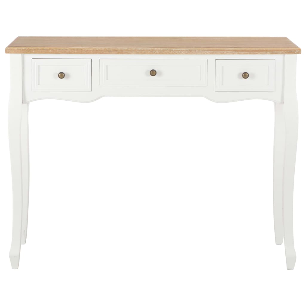 280044 Dressing Console Table with 3 Drawers White cod mxl 67605