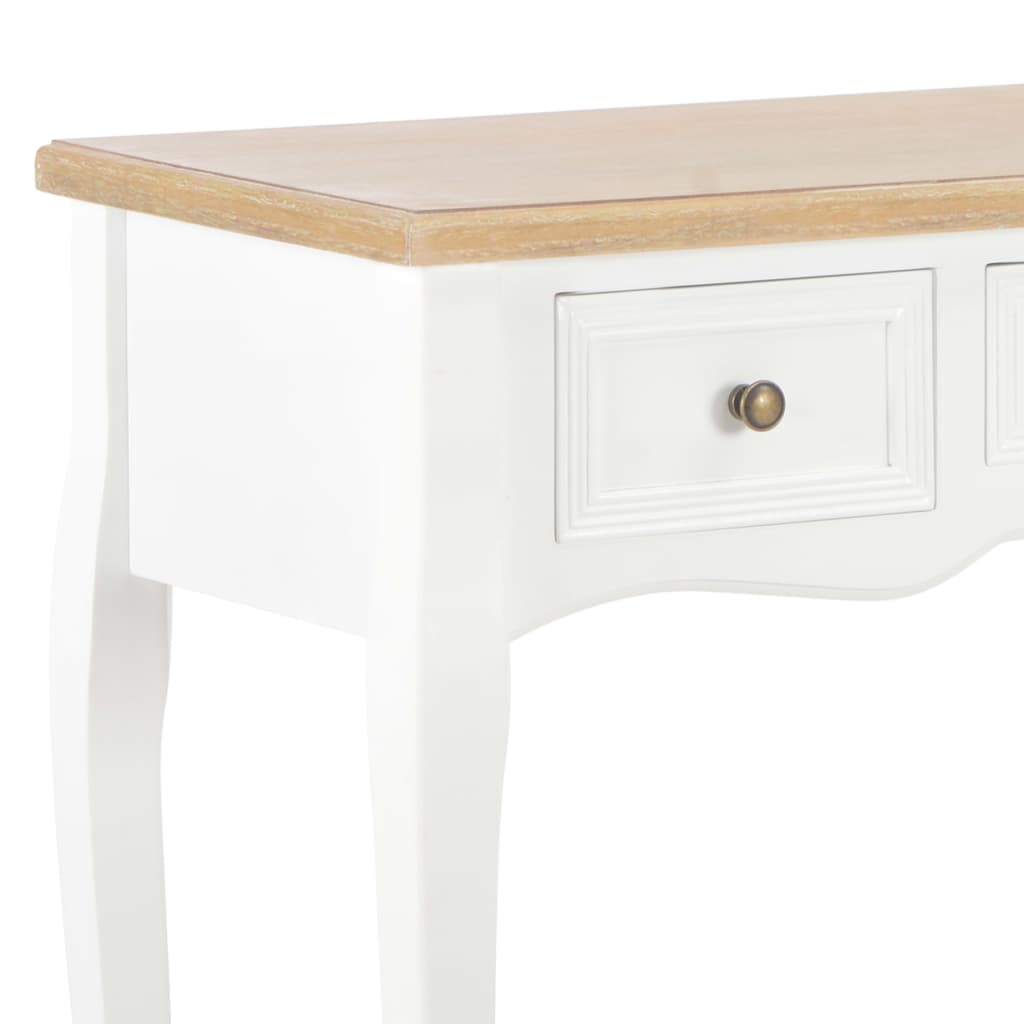 280044 Dressing Console Table with 3 Drawers White cod mxl 67605