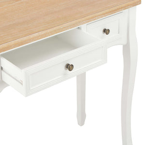 280044 Dressing Console Table with 3 Drawers White cod mxl 67605