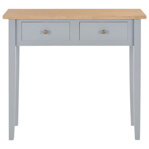 280054  Consolle da Trucco Grigio 79x30x74 cm in Legno 280054