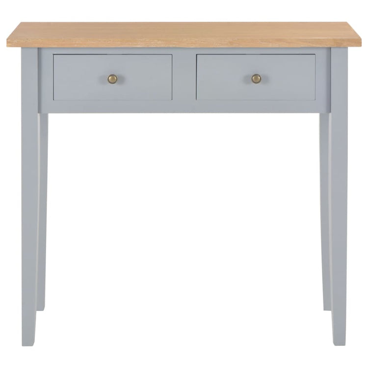 280054  Consolle da Trucco Grigio 79x30x74 cm in Legno 280054