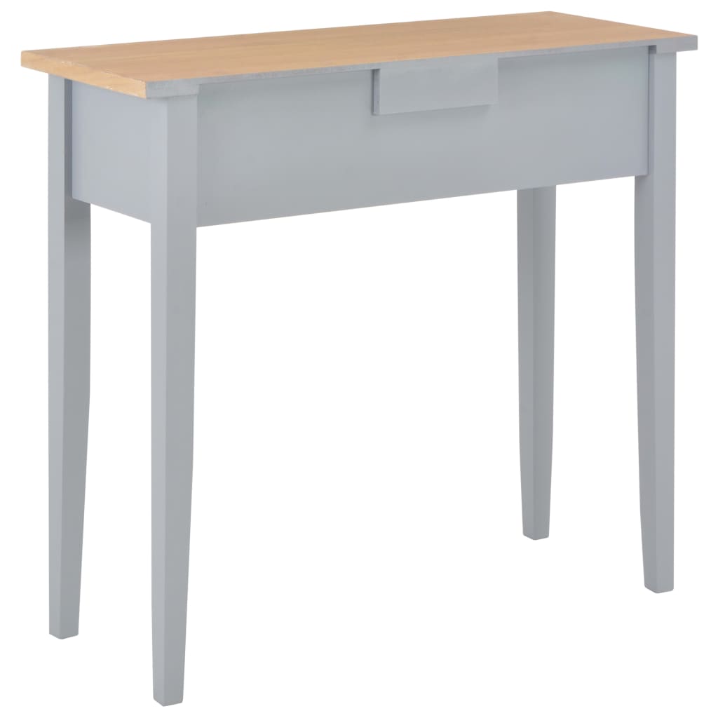 280054  Consolle da Trucco Grigio 79x30x74 cm in Legno 280054