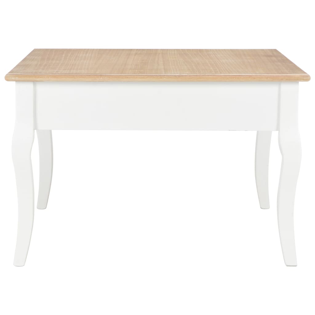 280061 Coffee Table White 80x80x50 cm Wood cod mxl 78346