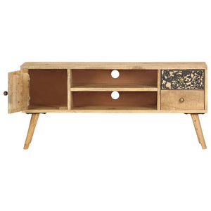 Mobile Porta TV 100x30x45 cm in Legno Massello di Mango cod mxl 21694