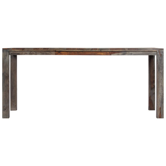 Tavolo da Pranzo Grigio 180x90x76 cm Legno Massello di Sheesham