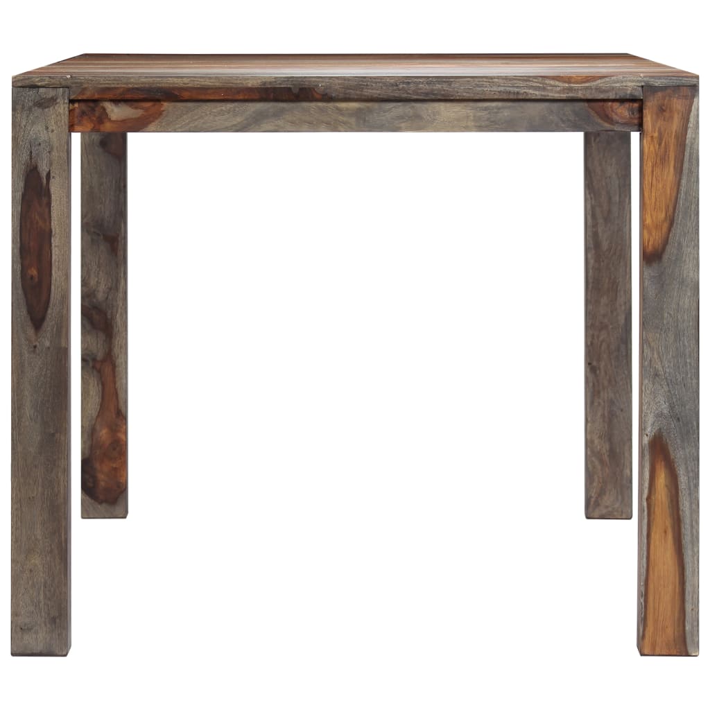 Tavolo da Pranzo Grigio 180x90x76 cm Legno Massello di Sheesham