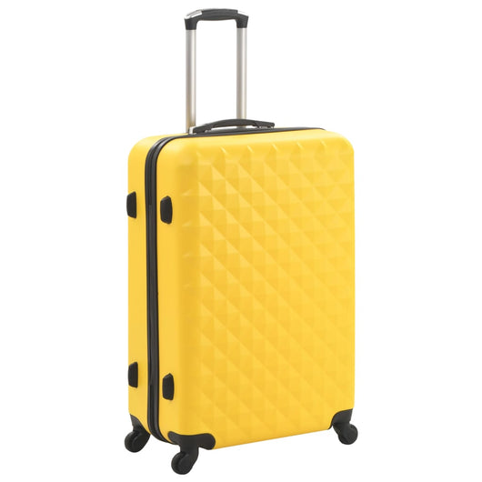 Set Trolley a Custodia Rigida 3 pz Giallo in ABScod mxl 83044