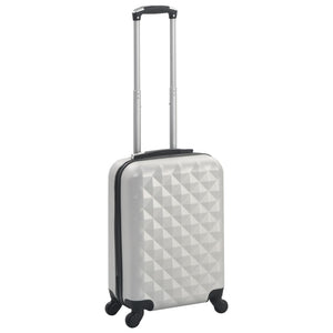 Trolley a Custodia Rigida Argento Lucido ABS 91892