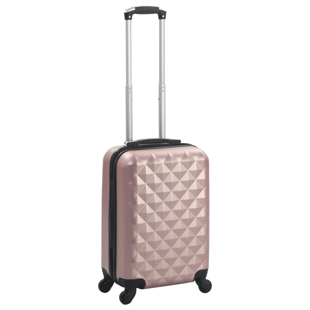 Trolley a Custodia Rigida Oro Rosa ABS cod mxl 51473