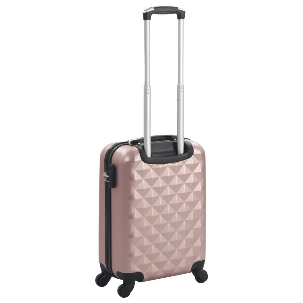 Trolley a Custodia Rigida Oro Rosa ABS cod mxl 51473