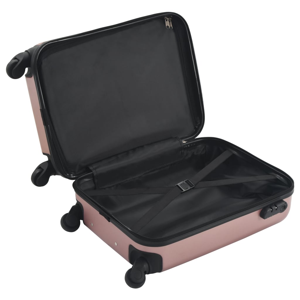 Trolley a Custodia Rigida Oro Rosa ABS cod mxl 51473